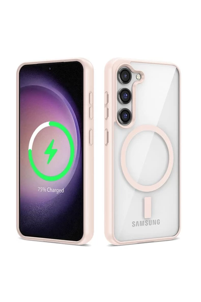 CEPCASE    Galaxy S22 Plus Kılıf Magsafe Wireless Şarj Özellikli Darbelere Dayanıklı Antishock Kapak
