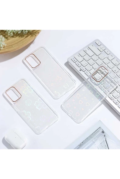 CEPCASE    Oppo A74 4g Kılıf Desenli Parlayan Fosforlu Renk Geçişli Shiny Kapak - Resim 3