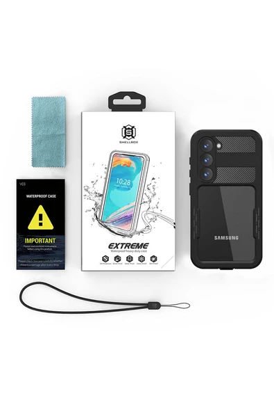 CEPCASE    Samsung Galaxy S23 Kılıf Su Geçirmez High Quality Waterproof Kalıp Shockproof Kapak - 5