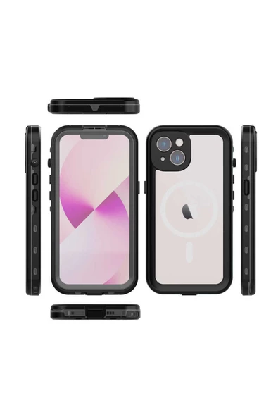 CEPCASE    Apple Iphone 14 Kılıf Su Geçirmez High Quality Waterproof Kalıp Shockproof Kapak