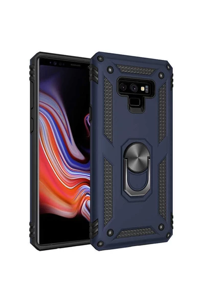 CEPCASE    Samsung Galaxy Note 9 Kılıf Standlı Magnet Mıknatıslı Yüzük Armored Zırhlı Kapak ürün görseli