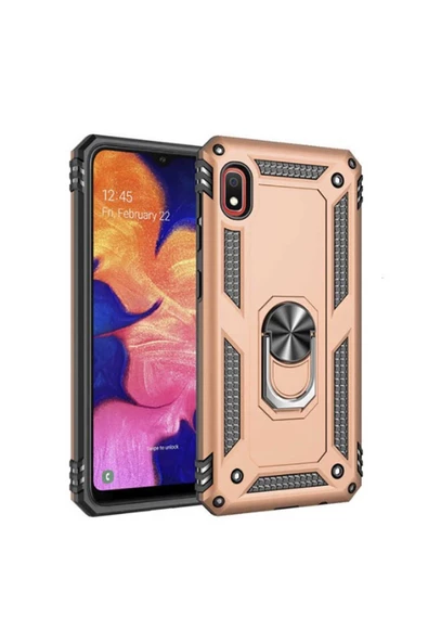 CEPCASE    Xiaomi Redmi 7a Kılıf Standlı Magnet Mıknatıslı Yüzük Armored Zırhlı Kapak - Resim 2