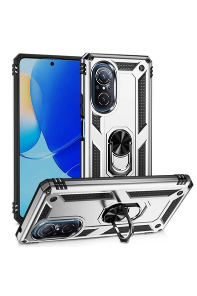 CEPCASE    Huawei Nova 9 Se Kılıf Standlı Magnet Mıknatıslı Yüzük Armored Zırhlı Kapak ürün görseli