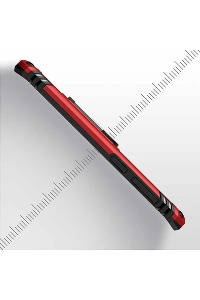 CEPCASE    Samsung Galaxy S9 Kılıf Standlı Magnet Mıknatıslı Yüzük Armored Zırhlı Kapak - Resim 6