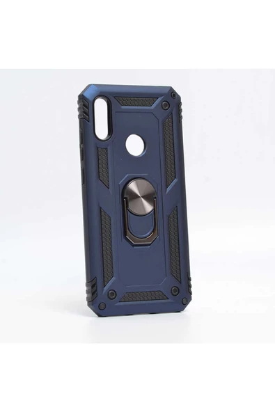 CEPCASE    Huawei Y6 Pro 2019 Kılıf Standlı Magnet Mıknatıslı Yüzük Armored Zırhlı Kapak ürün görseli