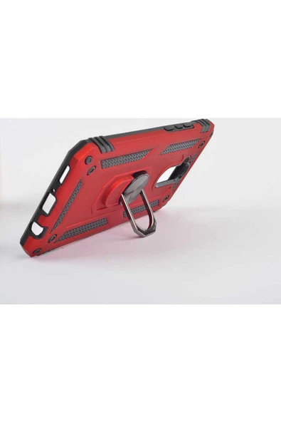 CEPCASE    Huawei Mate 20 Lite Kılıf Standlı Magnet Mıknatıslı Yüzük Armored Zırhlı Kapak - 4