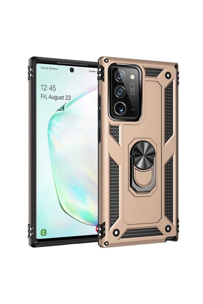 CEPCASE    Samsung Galaxy Note 20 Ultra Kılıf Standlı Magnet Mıknatıslı Yüzük Armored Zırhlı Kapak ürün görseli