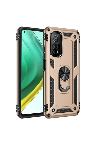 CEPCASE    Xiaomi Mi 10t 5g Kılıf Standlı Magnet Mıknatıslı Yüzük Armored Zırhlı Kapak ürün görseli