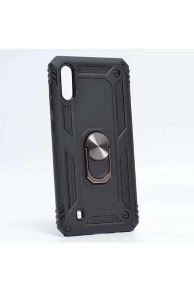 CEPCASE    Samsung Galaxy M10 Kılıf Standlı Magnet Mıknatıslı Yüzük Armored Zırhlı Kapak ürün görseli
