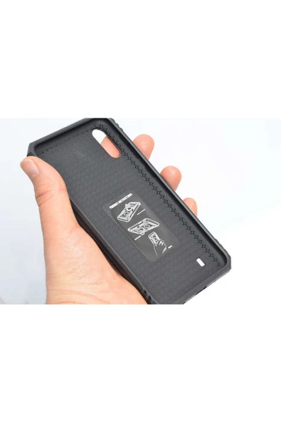CEPCASE    Samsung Galaxy M10 Kılıf Standlı Magnet Mıknatıslı Yüzük Armored Zırhlı Kapak - Resim 5