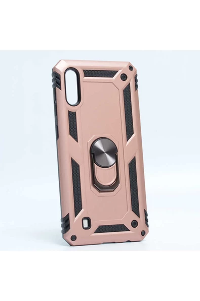 CEPCASE    Samsung Galaxy M10 Kılıf Standlı Magnet Mıknatıslı Yüzük Armored Zırhlı Kapak ürün görseli