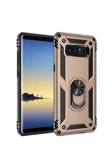 CEPCASE    Samsung Galaxy Note 8 Kılıf Standlı Magnet Mıknatıslı Yüzük Armored Zırhlı Kapak ürün görseli