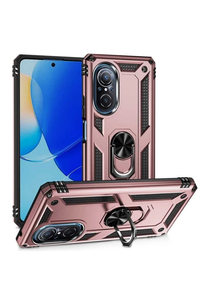 CEPCASE    Huawei Nova 9 Se Kılıf Standlı Magnet Mıknatıslı Yüzük Armored Zırhlı Kapak ürün görseli 1