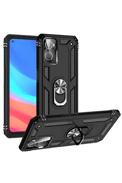 CEPCASE    Oppo A36 Kılıf Standlı Magnet Mıknatıslı Yüzük Armored Zırhlı Kapak ürün görseli