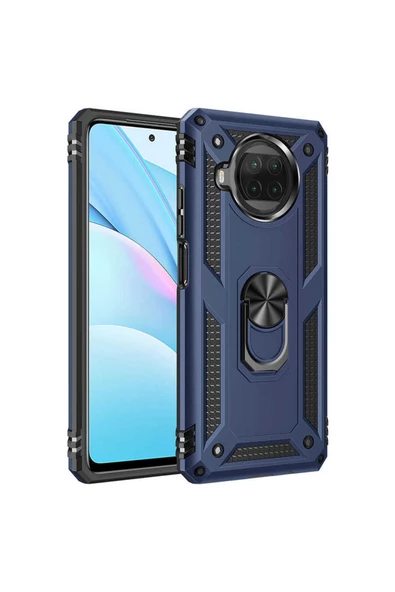 CEPCASE    Xiaomi Mi 10t Lite 5g Kılıf Standlı Magnet Mıknatıslı Yüzük Armored Zırhlı Kapak ürün görseli