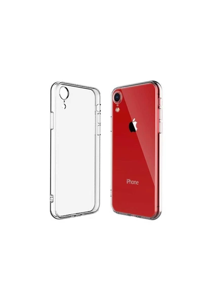 CEPCASE    Iphone Xr 6.1 Kılıf Transparent Şeffaf Kamera Korumalı Camera Protected Kapak