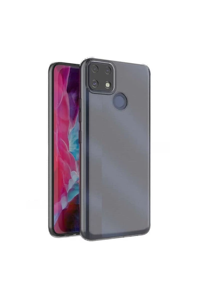 CEPCASE    Realme C25 Kılıf Transparent Şeffaf Kamera Korumalı Camera Protected Kapak - Resim 4