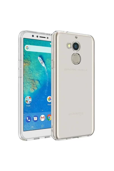 CEPCASE    General Mobile 8 Kılıf Transparent Şeffaf Kamera Korumalı Camera Protected Kapak