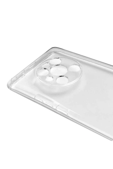 CEPCASE    Huawei Mate 40 Pro Kılıf Transparent Şeffaf Kamera Korumalı Camera Protected Kapak - Resim 3