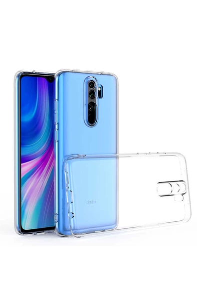 CEPCASE    Xiaomi Redmi Note 8 Pro Kılıf Transparent Şeffaf Kamera Korumalı Camera Protected Kapak - 2