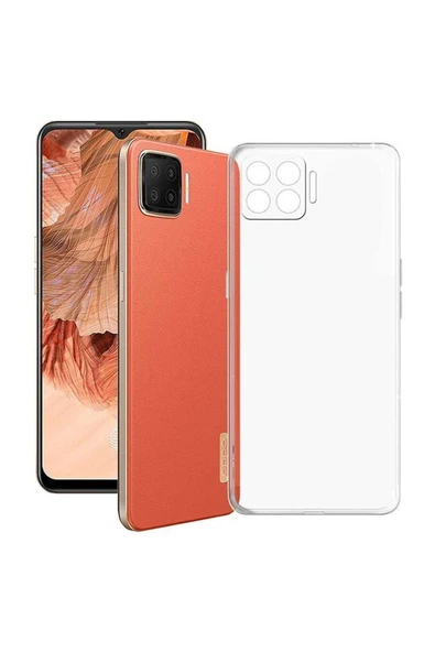 CEPCASE    Oppo A73 Kılıf Transparent Şeffaf Kamera Korumalı Camera Protected Kapak