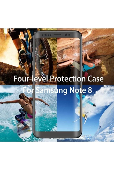 CEPCASE    Samsung Galaxy Note 8 Kılıf Su Geçirmez High Quality Waterproof Orjinal Kalıp Shockproof Kapak - 3