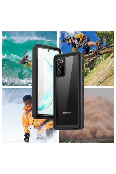 CEPCASE    Samsung Galaxy Note 20 Kılıf Su Geçirmez High Quality Waterproof Orjinal Kalıp Shockproof Kapak - 4