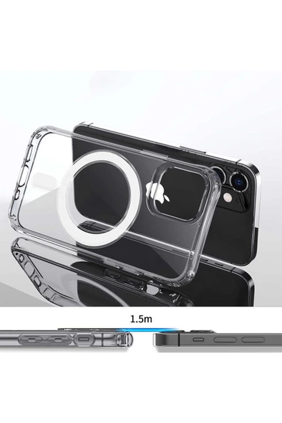 CEPCASE    Iphone 12 Pro Max Kılıf Original Tacsafe Wireless Magsafe Şarj Özellikli Kablosuz Şarj Desteği - 4