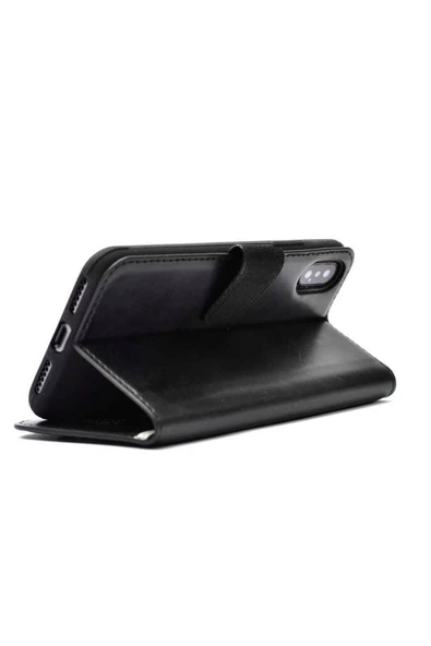 CEPCASE    General Mobile 21 Pro Kılıf Kapaklı Cüzdanlı Kartvizitli Standlı Kopçalı Tam Koruma Kapak - 5