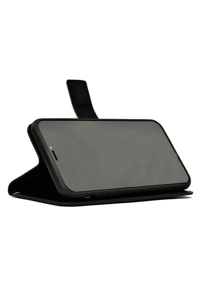 CEPCASE    General Mobile 21 Pro Kılıf Kapaklı Cüzdanlı Kartvizitli Standlı Kopçalı Tam Koruma Kapak - 6
