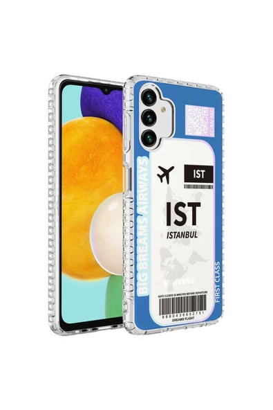 CEPCASE    Samsung Galaxy A13 4g Kılıf Kenar Korumalı Desenli Colorful Graphic Design Silikon Kapak ürün görseli