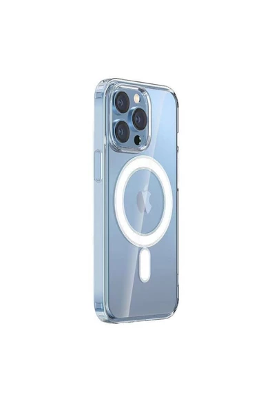 CEPCASE    Iphone 14 Pro Kılıf Magsafe Şarj Özellikli Darbe Korumalı Şeffaf Sert Pc Kalıp Kapak