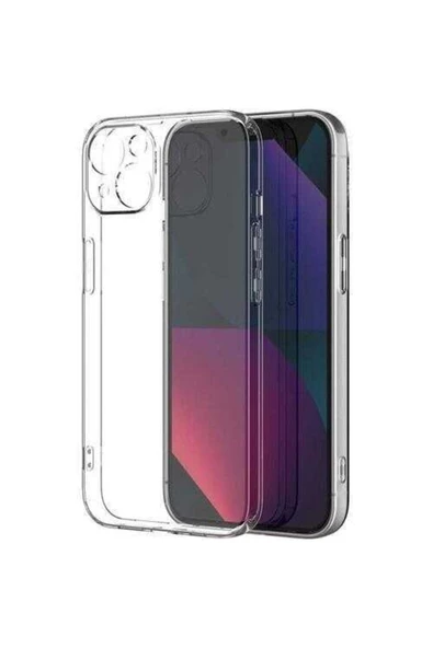 CEPCASE    Iphone 14 Plus Kılıf Ultra Slim Clear Transparent 0.6mm Kalıp Elite Kapak