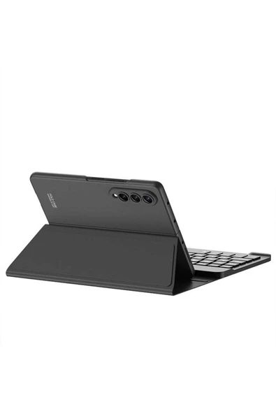 CEPCASE    Samsung Galaxy Z Fold 4 Kılıf Standlı Bluetooth Klavyeli Foldable Magnet Stand Keyboard Set Kılıf - 5