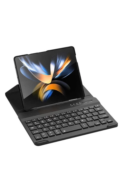 CEPCASE    Samsung Galaxy Z Fold 4 Kılıf Standlı Bluetooth Klavyeli Foldable Magnet Stand Keyboard Set Kılıf - 3