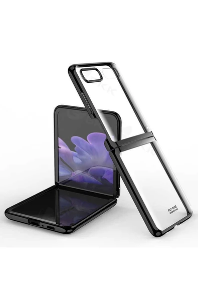 CEPCASE    Galaxy Z Flip Kılıf Metal Görünüm Kamera Korumalı Tam Kalıp Kapak ürün görseli