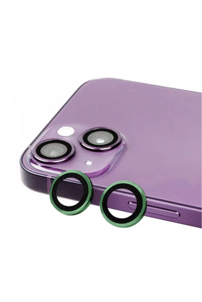 CEPCASE    Iphone 14 Kamera Lens Koruyucu Çift Katman Temperli Cam Tam Koruma