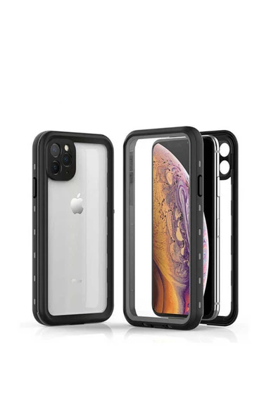 CEPCASE    Iphone 12 Pro Kılıf Su Geçirmez Anti Shock Tam Uyumlu Kalıp 2 Parça Kılıf