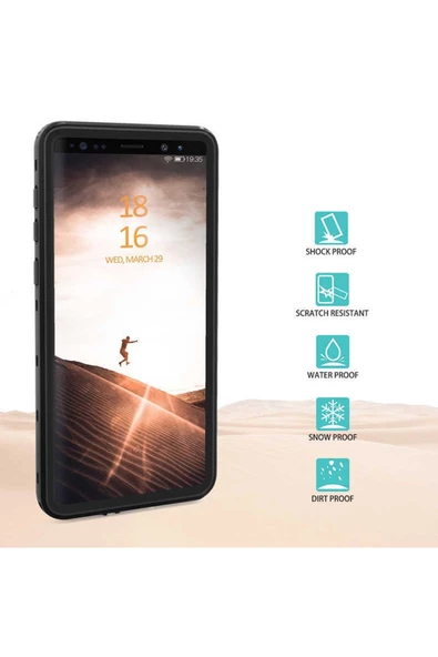 CEPCASE    Samsung Galaxy Note 9 Kılıf Su Geçirmez Anti Shock Tam Uyumlu Kalıp 2 Parça Kılıf - Resim 6
