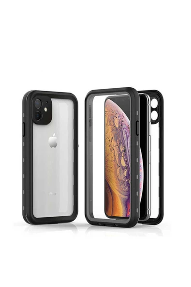 CEPCASE    Iphone 11 Kılıf Su Geçirmez Anti Shock Tam Uyumlu Kalıp 2 Parça Kılıf