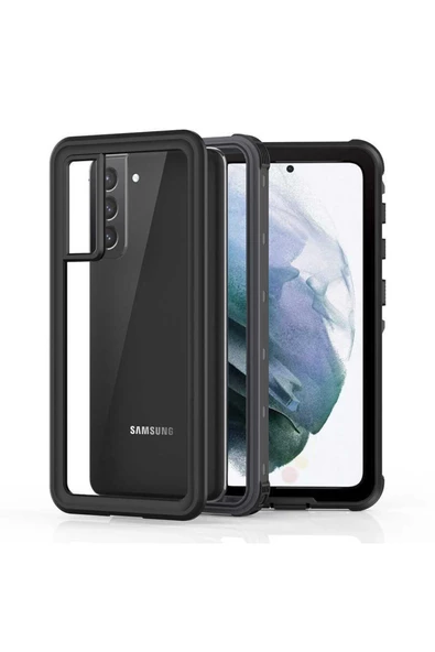 CEPCASE    Samsung Galaxy S21 Plus Kılıf Su Geçirmez Anti Shock Tam Uyumlu Kalıp 2 Parça Kılıf