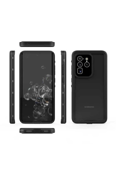 CEPCASE    Samsung Galaxy S20 Ultra Kılıf Su Geçirmez Anti Shock Tam Uyumlu Kalıp 2 Parça Kılıf