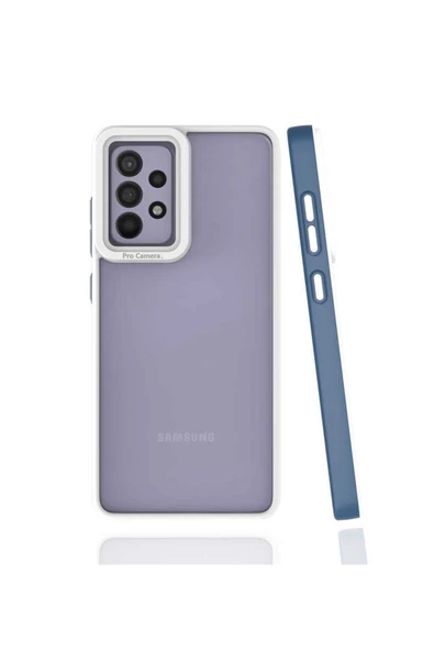 CEPCASE    Galaxy A52 Uyumlu Kılıf Darbe Emici Kamera Lens Korumalı Arkası Mat Kapak ürün görseli