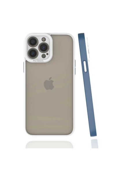 CEPCASE    Iphone 13 Pro Uyumlu Kılıf Darbe Emici Kamera Lens Korumalı Arkası Mat Kapak ürün görseli