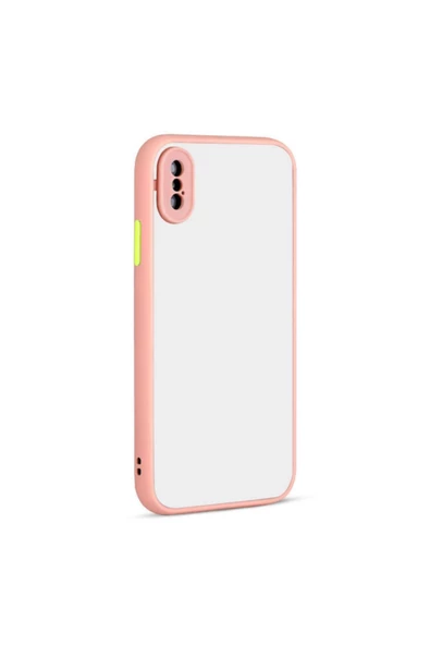 CEPCASE    Iphone Xs Max 6.5 Kılıf Lens Korumalı Mat Arka Yüzey Tam Korumalı Kapak