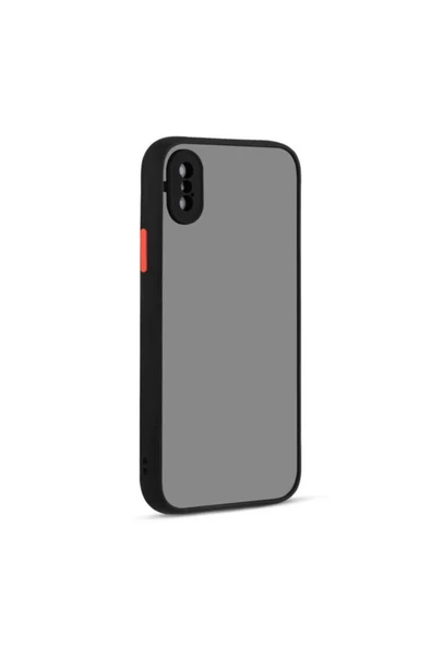CEPCASE    Iphone X Kılıf Lens Korumalı Mat Arka Yüzey Tam Korumalı Kapak ürün görseli