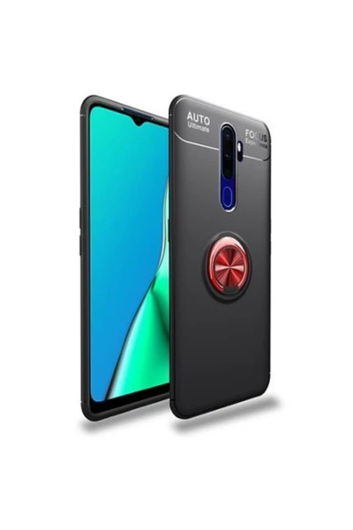 CEPCASE    Oppo A5 2020 Kılıf Yüzüklü Standlı Soft Parmak Izi Bırakmaz+nano Ekran Koruma ürün görseli