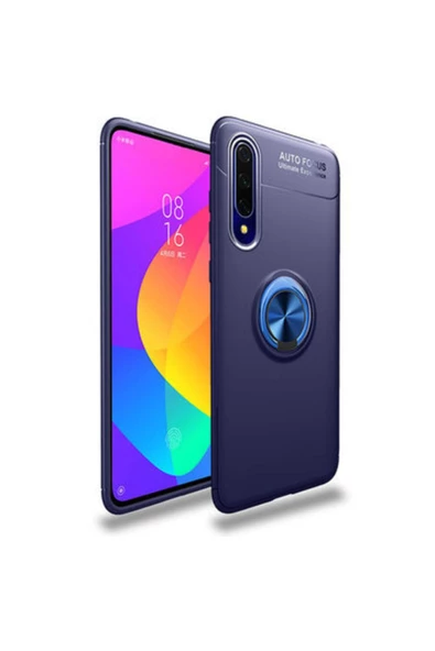 CEPCASE    Huawei P Smart Pro 2019 Kılıf Yüzüklü Standlı Soft Parmak Izi Bırakmaz+nano Ekran Koruma