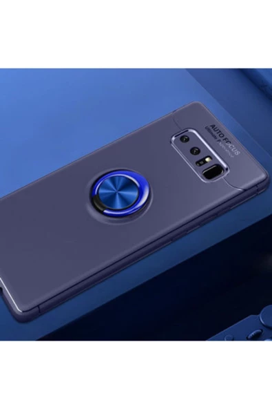 CEPCASE    Samsung Galaxy Note 8 Kılıf Yüzüklü Standlı Soft Parmak Izi Bırakmaz+nano Ekran Koruma - Resim 2