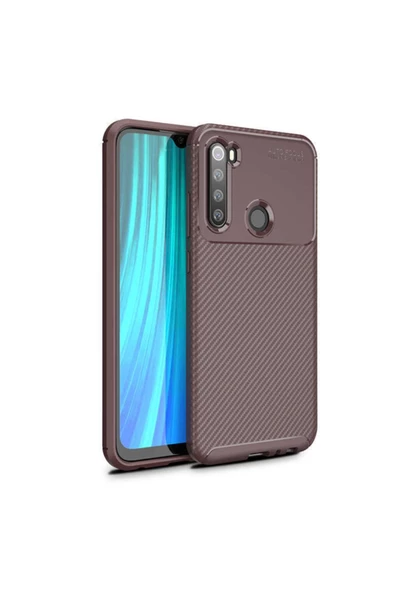 CEPCASE    Xiaomi Redmi Note 8 Kılıf Ultra Slim Fit Karbon Tasarım Tam Kalıp+nano Ekran Koruma